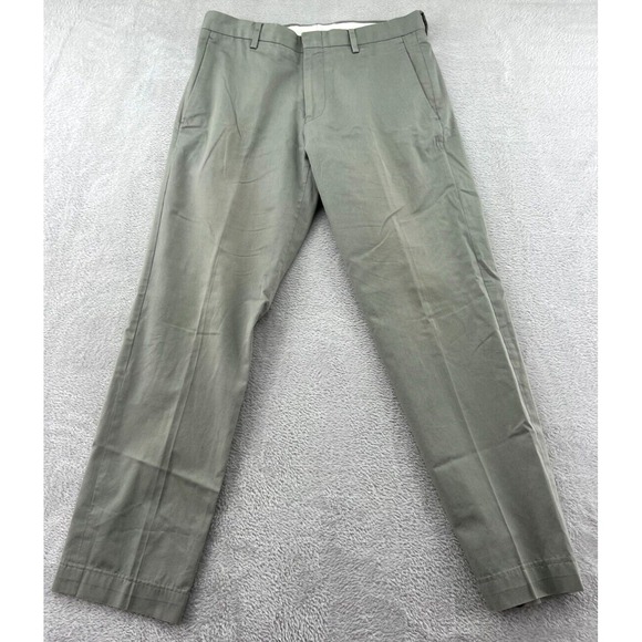 J.Crew Pants Mens 29x32 Gray Ludlow Slim Chinos Flat Front - Picture 1 of 11
